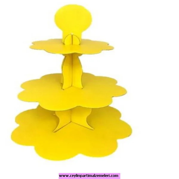 Sarı Cupcake Standı